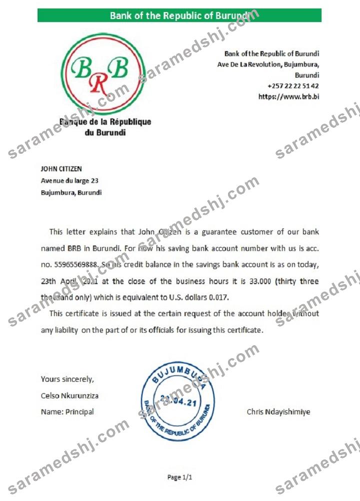 Burundi_The republic bank of Burundi_reference